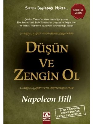 Altın Kitaplar Düşün ve Zengin Ol
