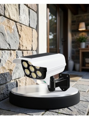 Stylmenplus Solar Şarjlı Kamera Tasarımı LED Duvar Lambası UCZZZV070SOLARLAMBA-4