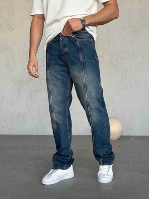 WE11 Önü Dikiş Detaylı Baggy Bol Paça Pantolon