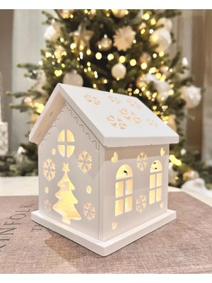 Ceylan Adam Işıltılı Dekoratif Tealight Veya LED Tutucu Ev Modeli
