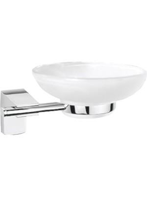 Ceylan Adam Sabunluk, Lavabo Banyo Wc Vidalı Metal Katı Sabunluk Cam Haznesi El Sabunluğu Kristal