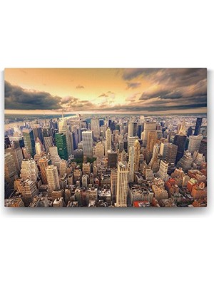 Ceylan Adam Manhattan Tablosu, 90X60 cm