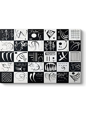 Ceylan Adam Wassily Kandinsky - Thirty Tablosu 100 x 70