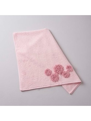 Ceylan Adam Glace Pamuk 50X80 cm Yüz Havlusu Pudra