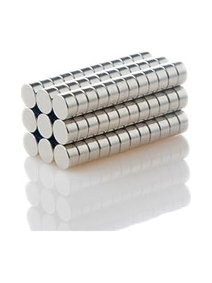 Ceylan Adam Mıknatıs — Dünya Magnet 50 Adet 8 x 4 mm Yuvarlak Güçlü Neodyum Çap 8 mm Kalınlık 4 mm