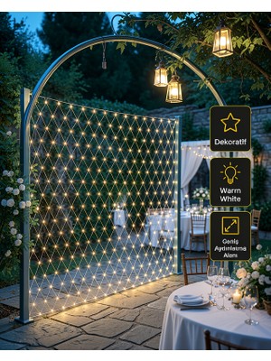 TeknoKapsül Dekoratif Ağ LED Işık ile Organizasyonlarınıza Masalsı Atmosfer