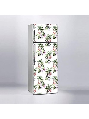 Ceylan Adam Buzdolabı Sticker Kaplama Etiketi, Flamingo
