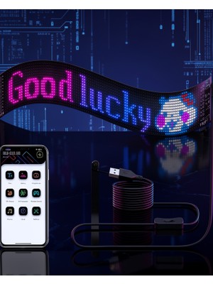 TeknoKapsül Rgb LED Matris Panel 60 cm Esnek Yapı UCZZZLEDMATRİX60CM-1