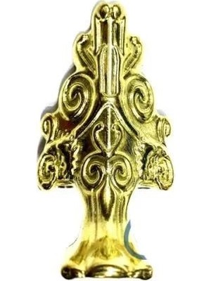 Royaleks Lükens Sandık Ayağı, Kutu Ayak 4 cm - Sarı