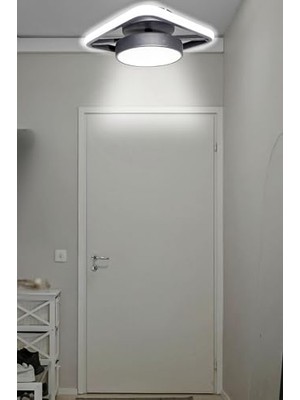 Ceylan Adam Tekli Siyah, Enerji Tasarruflu Beyaz Işık Modern LED Avize