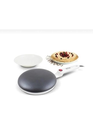 Abnturk Ultra Lüks Kullanışlı Çelik Gövdeli Granit Yüzeyli Krep Makinesi 20 cm Geniş Pişirme Yüzeyi