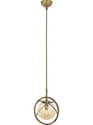Ceylan Adam AV-60291-1E Eskitme Kaplama Modern Avize E14 Metal Cam 22 cm