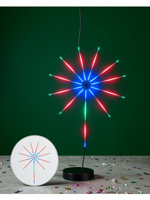 TeknoKapsül Rgb LED Duvar Dekoru Sökülebilir Kollu Model: UCZZZDP226IŞIK-8-1