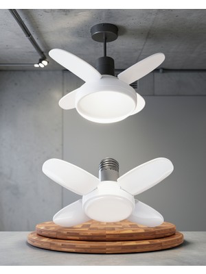 TeknoKapsül 4 Kollu Pervane LED Ampül 60W UCZZZVM60LEDAMPÜL-2