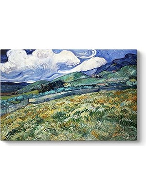Ceylan Adam Vincent Van Gogh - Saint Remy Manzara Tablosu 125 x 80