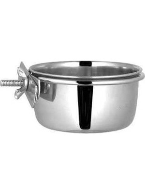 Ceylan Adam Vidalı Askılı Metal Yem Kabı, 5 Oz, Ø 7.5
