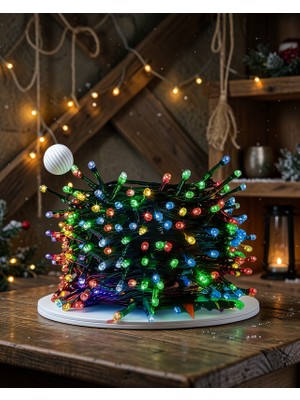 TeknoKapsül Ledli Fişli 5m Rgb Yılbaşı Ağacı Işığı UCZZZ5MLEDIŞIKKKKK3
