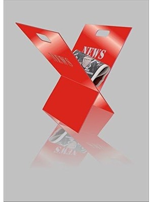M3 Decorium Kırmızı Rahle News Yazılı Gazetelik