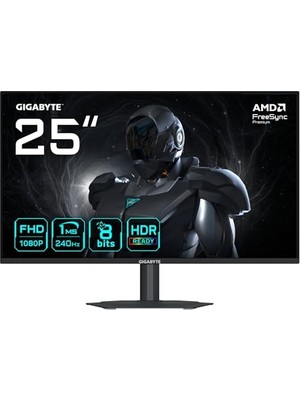 Ceylan Adam G25F2A 24,5" Ss IPS Gaming Monitor, Full Hd (1920X1080), 240Hz, 1ms Gtg, Mat Ekran, HDMI & Displayport, Hdr Ready, 95% Srgb, Amd Freesync Premium, Dahili Hoparlör