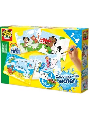 Ceylan Adam Ses 144210 Yaratıcı 14421 Ses My First Boyama Için Su Resim Seti ile Boyama, Sarı