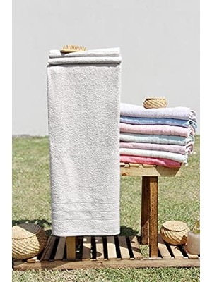 Ceylan Adam %100 Pamuk Renkli 70X140 Banyo Havlusu Gri