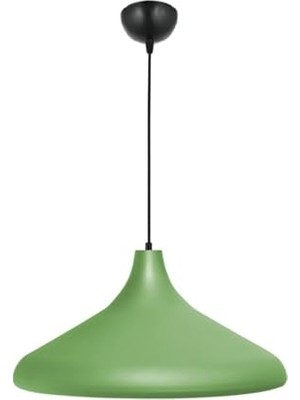 Ceylan Adam Retro Rustik Model Modern Metal Tekli Yeşil Sarkıt Avize Cafe Yeşil Tek Ebat 35 x 74 3506-SVM101YEŞIL