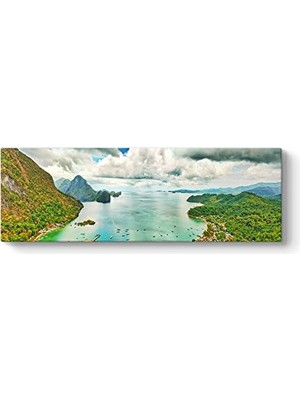 Ceylan Adam Manzara Panorama Tablo 180 x 60
