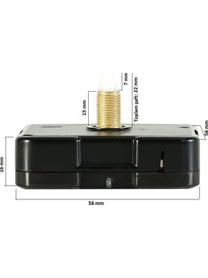 Ceylan Adam Saat, Exizticaret Akar Sessiz Motoru (22 Mm) ve Mekanizması EXIZNM933