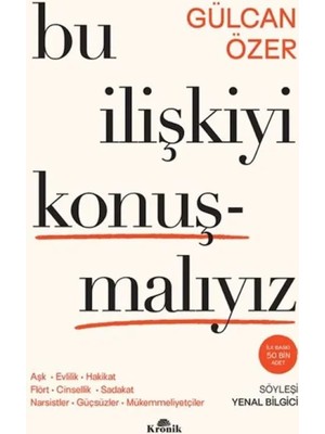 Kronik Kitap Bu Ilişkiyi Konuşmalıyız