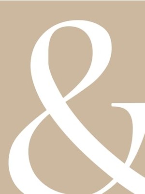 Ceylan Adam Decorative Book: Beige 'script' Display Book - For Shelf Stacking, For Coffee Table, For Interior Design, 8.5" x 11" Thick Hardcover Decorative Faux Display Book; For Home Decor
