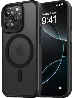Ceylan Adam iPhone 13 ve 14 Için Magsafe ile Uyumlu Fusion Mat Serisi Kaliteli Orijinal Versiyon Kılıf Metal Tuş Takımı ve Ultra Güçlü Gerçek Mıknatıslar Şık Tasarım Kılıf (Siyah, 13-14)
