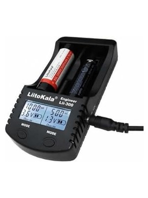 Ceylan Adam Alkatronik Liitokola LII-300 Pil Şarj Deşarj Kapasite Test Cihazı Powerbank Li-Ion Nimh 3.7V 18650 1.2V Aa Aaa