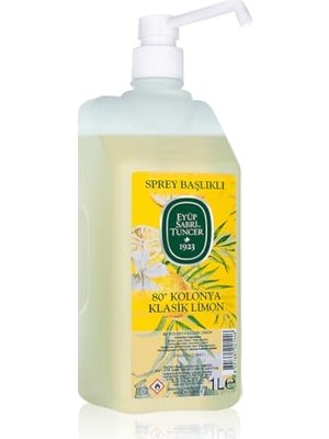 Ceylan Adam Oda Kokuları Sprey Başlıklı Klasik Limon Kolonyasi (1 L)