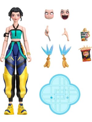 Demon Hunters Zoey Aksiyon Figürü - Koleksiyonluk 1 Adet