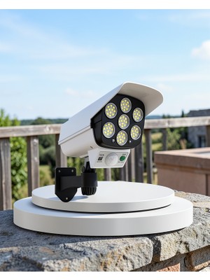 Fiberliz Solar Şarjlı Kamera Tasarımı LED Dış Mekan Lambası UCZZZV070SOLARLAMBA-1