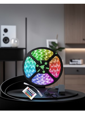 Fiberliz 5 Metre Kumandalı Şerit LED XUCZ5MŞERİTLED-5