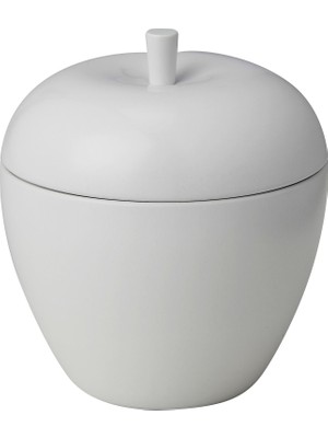 IKEA Vanilya Kokulu Beyaz Metal Kutuda Mum 8x9 Cm, 24 Saat Yanma Süresi