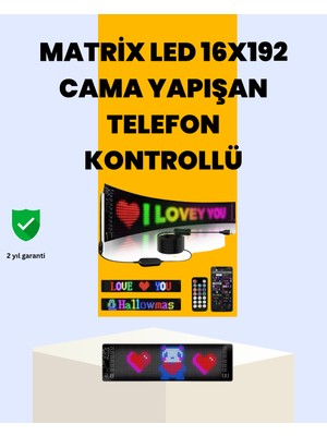 Mrt Teknik USB Bağlantılı Esnek Programlanabilir LED Tabela – Rgb Renkli