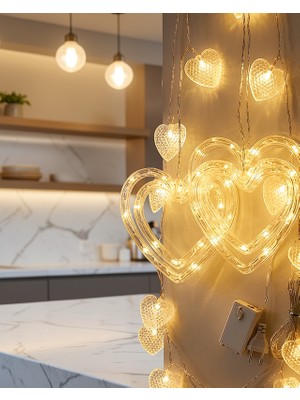 Mrt Teknik LED Işık Kalp Şeklinde 3 Birim