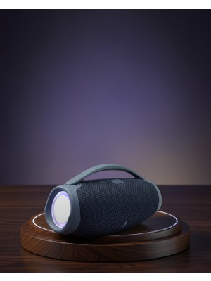 Filizora Digital Market Taşınabilir Suya Dayanıklı LED Efektli Bluetooth Hoparlör UCZZZBOMBOX3PROMAVİ-1