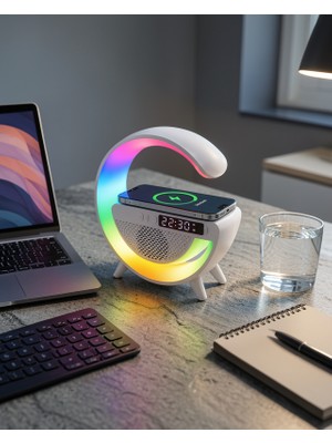 Filizora Digital Market LED Masa Lambası 13 Renkli Kablosuz Şarjlı Xuczgoogledijital-7