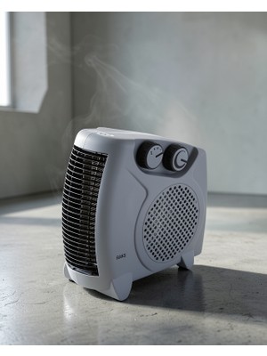 Filizora Digital Market Fanlı Elektrikli Isıtıcı Termostatlı UCZZZBF20BLACKISITICI