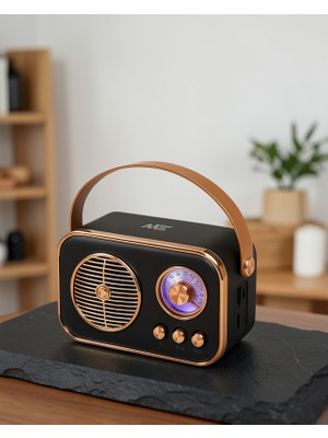 Filizora Digital Market Retro Radyo Bluetooth Fm Şarjlı Hoparlör UCZZZM4SPEAKER-4