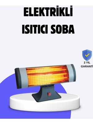 Filizora Digital Market Taşınabilir Infrared Isıtıcı Aşırı Isınma Korumalı