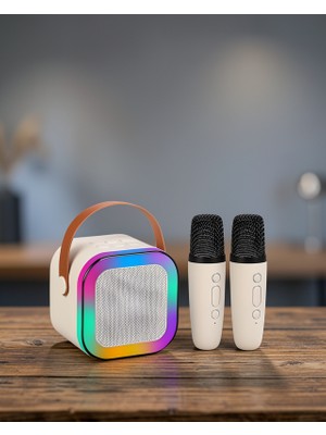 Filizora Digital Market Bluetooth Hoparlör Çift Mikrofonlu LED Işıklı XUCZZZ2MİKROFONLUSPEAKER-2
