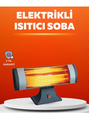 Filizora Digital Market Sessiz Çalışan Quartz Tüp Infrared Isıtıcı 1800W