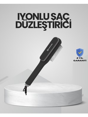 Filizora Digital Market Hızlı Isınan Iyonlu Saç Düzleştirici Tarak Pratik Kullanım