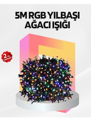Elivora Renkli LED Işık Zinciri 8 Modlu Dekoratif Aydınlatma