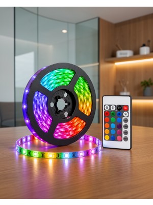 Elivora 5m Rgb Işıklı Şerit LED UCZ5MŞERİTLED2-1