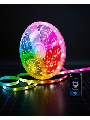 Hcc Trend 10 Metre Şerit LED Bluetooth Sese Duyarlı UCZ10METRELEDD